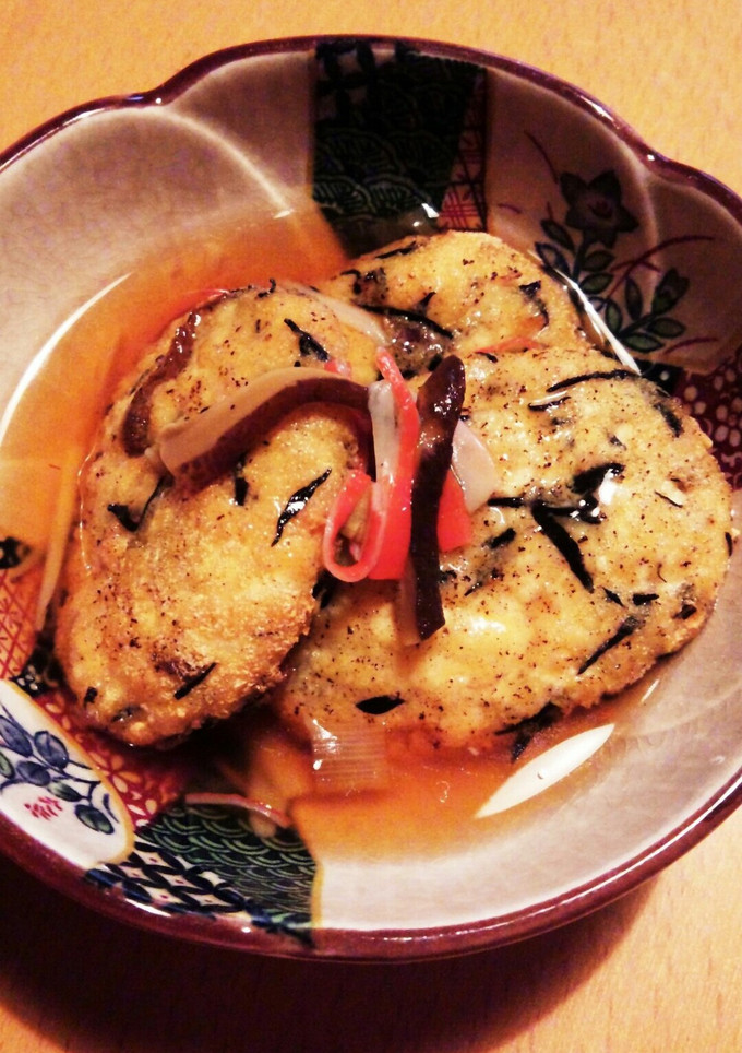 手作りがんもの餡かけ-レシピのメイン写真