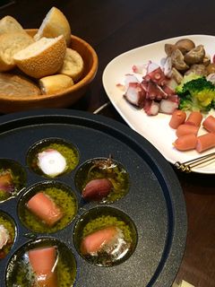 たこ焼き器でオイルフォンデュ-レシピのメイン写真