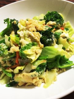 野菜たっぷり卵とじ-レシピのメイン写真
