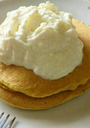 おから米粉オートミールパンケーキ☺-レシピのメイン写真