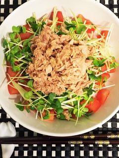 ツナトマト丼!時短★簡単★ひとり★-レシピのメイン写真