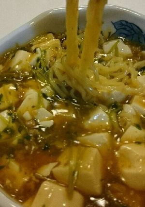 美味しいよ!新感覚の手抜き麻婆ラーメン-レシピのメイン写真