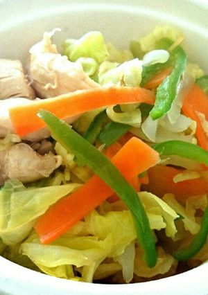 レンジで簡単❗鶏肉とキャベツの甘煮-レシピのメイン写真