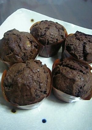 ♪ワンボウルでチョコバナナケーキ♪-レシピのメイン写真