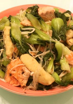 鮭と春雨の中華煮-レシピのメイン写真