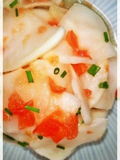 華やかに❉塩トマトde蕪の浅漬け❉-レシピのメイン写真