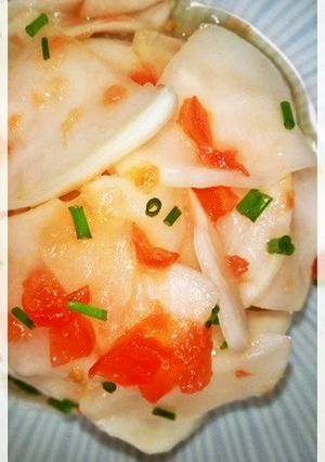 華やかに❉塩トマトde蕪の浅漬け❉-レシピのメイン写真