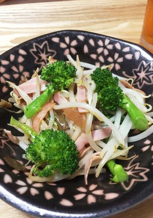 糖質制限！もやしとブロッコリーの中華炒め-レシピのメイン写真