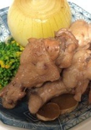 玉ねぎ丸ごと♪手羽元のすっぱ煮♪-レシピのメイン写真