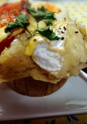 *低糖質マフィン(カプレーゼ風)*-レシピのメイン写真