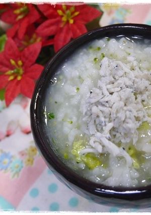 離乳食中期　しらすとブロッコリーのおじや-レシピのメイン写真