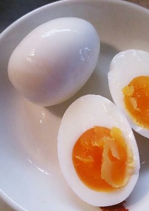 超簡単★塩味の味付け卵 半熟玉子-レシピのメイン写真