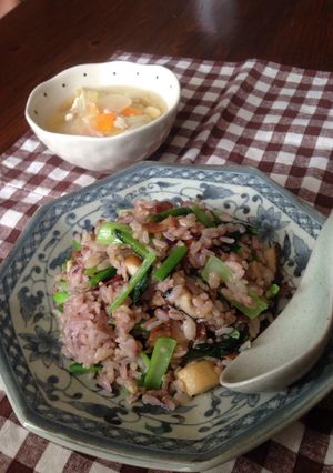 小松菜☆たっぷり！！チャーハン-レシピのメイン写真
