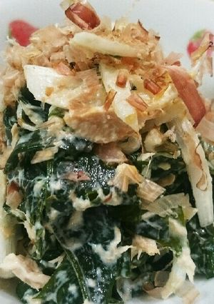新玉ねぎとワカメのツナマヨサラダ♪-レシピのメイン写真