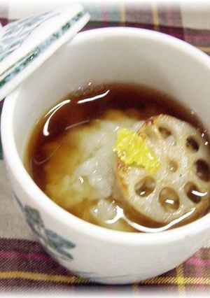 簡単!!もちもちれんこん蒸し椀-レシピのメイン写真