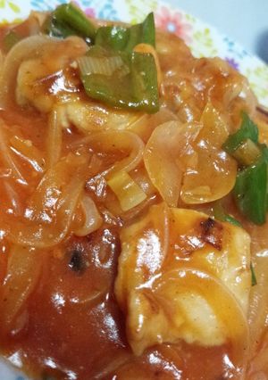 ご飯が進む！鶏のチリソース炒め♡-レシピのメイン写真