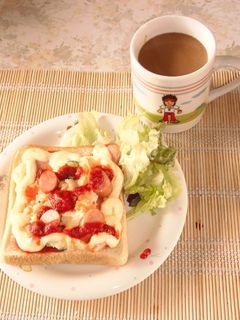 ピザ風ポテサラトースト-レシピのメイン写真