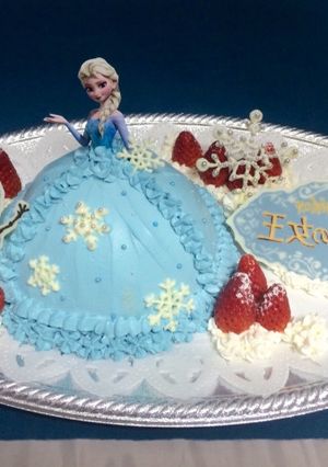 キャラケーキ♪アナと雪の女王 エルサ-レシピのメイン写真