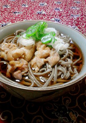 ランチに(^^)簡単☆鴨南蛮風蕎麦♪-レシピのメイン写真
