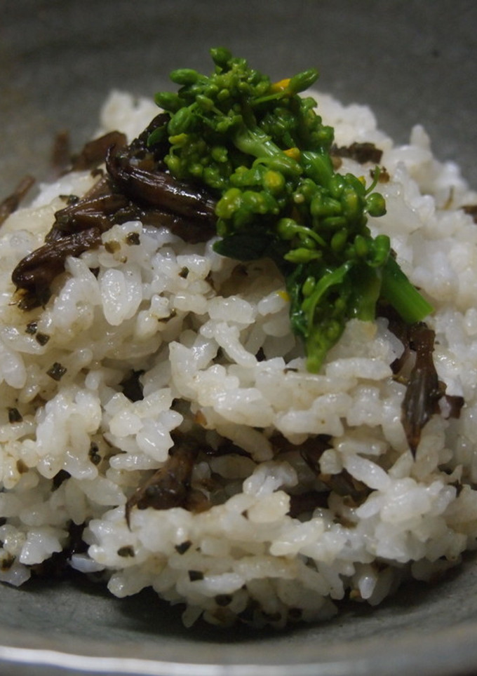 つくしの佃煮で、つくしご飯-レシピのメイン写真
