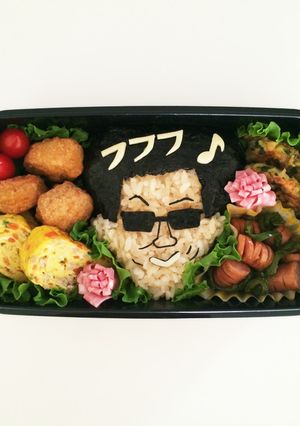井上陽水♡フフフ♪キャラ弁♡海苔弁-レシピのメイン写真