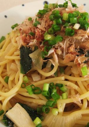 簡単★ツナと玉ねぎときのこの和風パスタ★-レシピのメイン写真