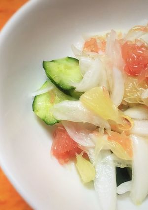 新タマと文旦のマリネ-レシピのメイン写真