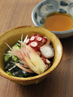 たこ・きゅうり・わかめの酢の物-レシピのメイン写真