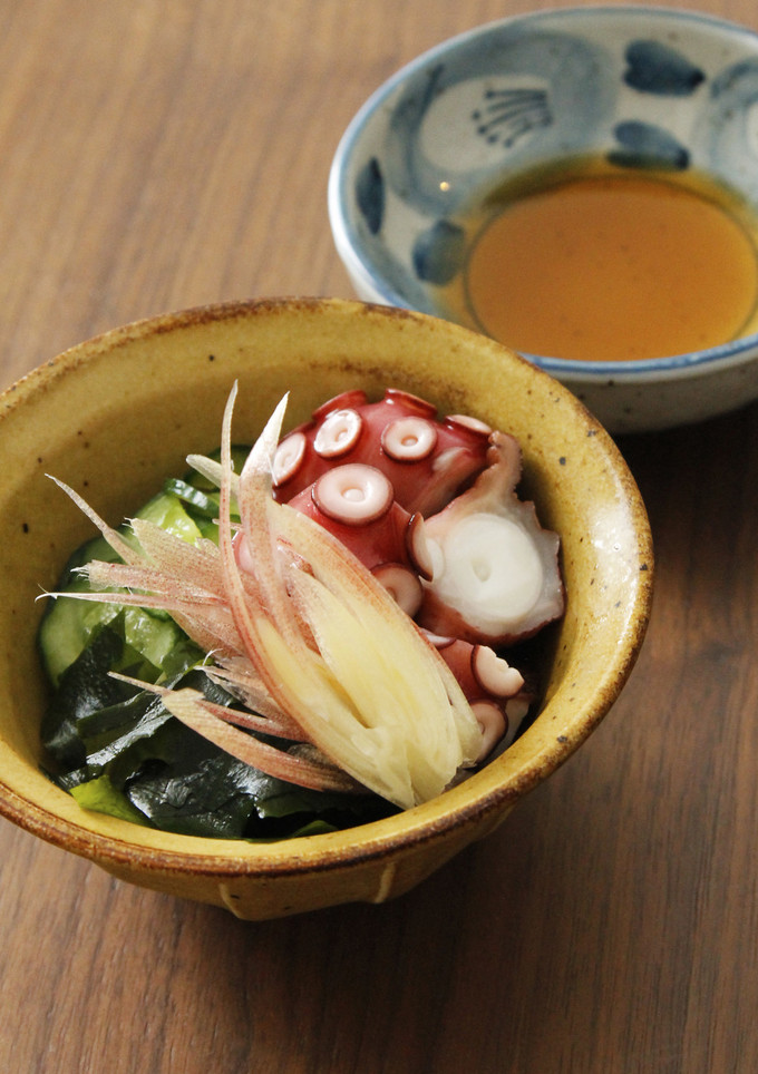たこ・きゅうり・わかめの酢の物-レシピのメイン写真