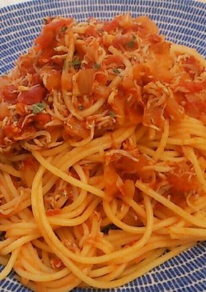 しらすたっぷり☆トマトスパゲッティ-レシピのメイン写真