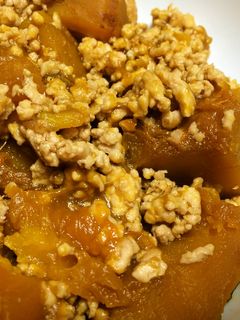 *かぼちゃの鶏そぼろ煮*-レシピのメイン写真