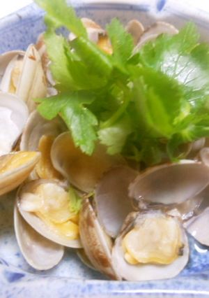 アサリの酒蒸し　-レシピのメイン写真