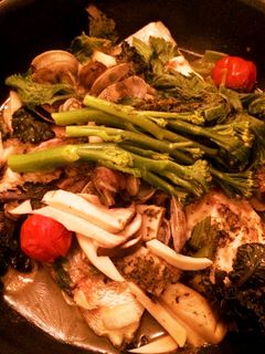 春野菜入り鯛のアクアパッツァ-レシピのメイン写真