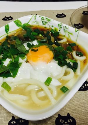 大葉と舞茸のあんかけかけうどん-レシピのメイン写真