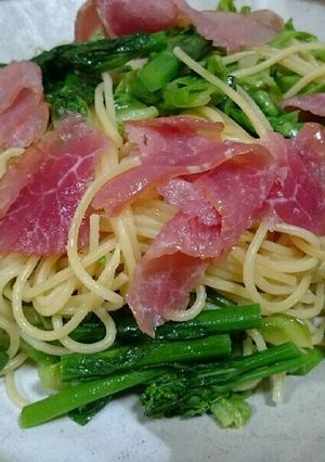 春キャベツと菜の花のパスタ-レシピのメイン写真