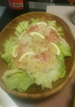 デパ地下風生ハムと玉ねぎのマリネサラダ-レシピのメイン写真