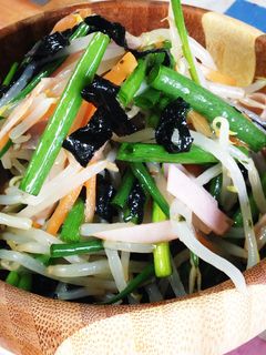 もやしとネギと海苔のサラダ-レシピのメイン写真