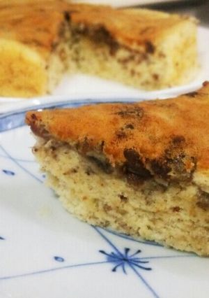 チョコバナナのふわふわケーキ♪-レシピのメイン写真