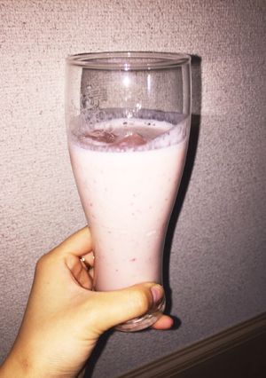 いちごとバナナのヨーグルトスムージー-レシピのメイン写真