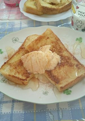 ちょっと贅沢★アイス乗せフレンチトースト-レシピのメイン写真