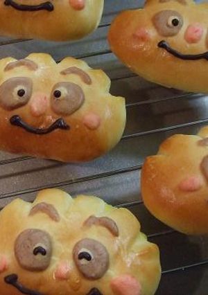 クリームパンで☆クリームパンダ☆-レシピのメイン写真