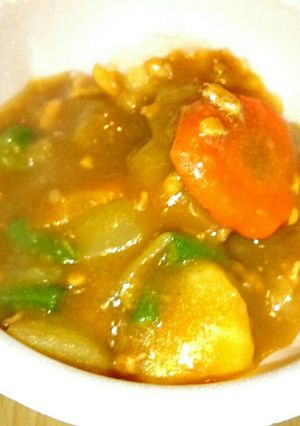 子供が喜ぶ❗鶏肉のカレー鍋ライス-レシピのメイン写真