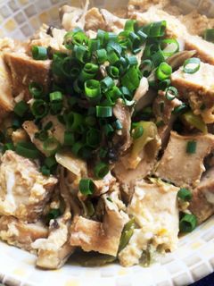 厚揚げの卵とじ-レシピのメイン写真