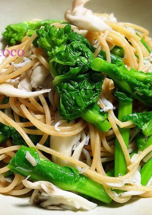 菜の花とシラスのパスタ-レシピのメイン写真