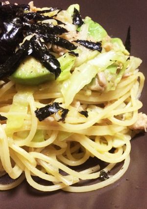 簡単！ツナとアボカドの和風パスタ-レシピのメイン写真