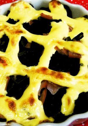 ほうれん草のマヨ焼き-レシピのメイン写真