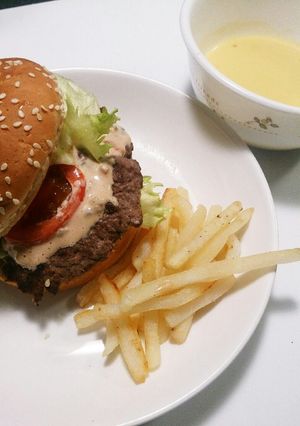 ビーフハンバーガー-レシピのメイン写真