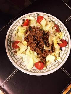 残り物カレーでドライカレー!タコライス風-レシピのメイン写真