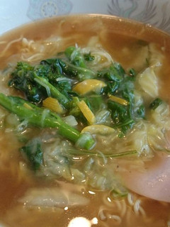 菜の花の柚子餡かけ和風醤油ラーメン-レシピのメイン写真