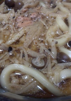 簡単☆体に優しい旦那サンのきのこうどん-レシピのメイン写真